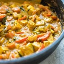 Vegans Panang Kerrie met Tofu 9 Tofu Panang Kerrie | Veganies | Running on Real Food