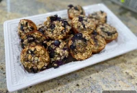 Blueberry Bliss Baked Oatmeal Bites