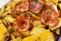 Sheet Pan BBQ Chicken Feast with Summer Veggies