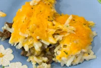 Hashbrown Burger Bake