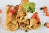 Crispy Cheesy Chicken Taquitos