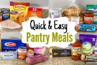 5 Quick & Easy Dinner Ideas Using Pantry Staples