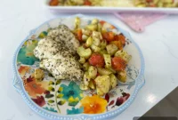 Pesto Chicken Sheet Pan Dinner