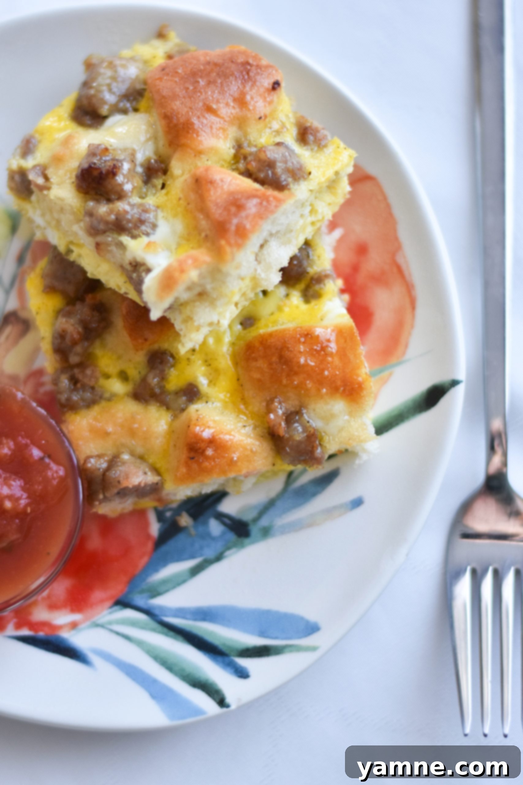 Hearty Biscuit Breakfast Bake 1 featured 11383
