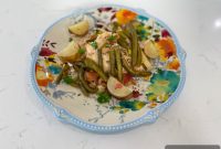 Savory Slow Cooker Chicken Bacon and Vegetable Medley