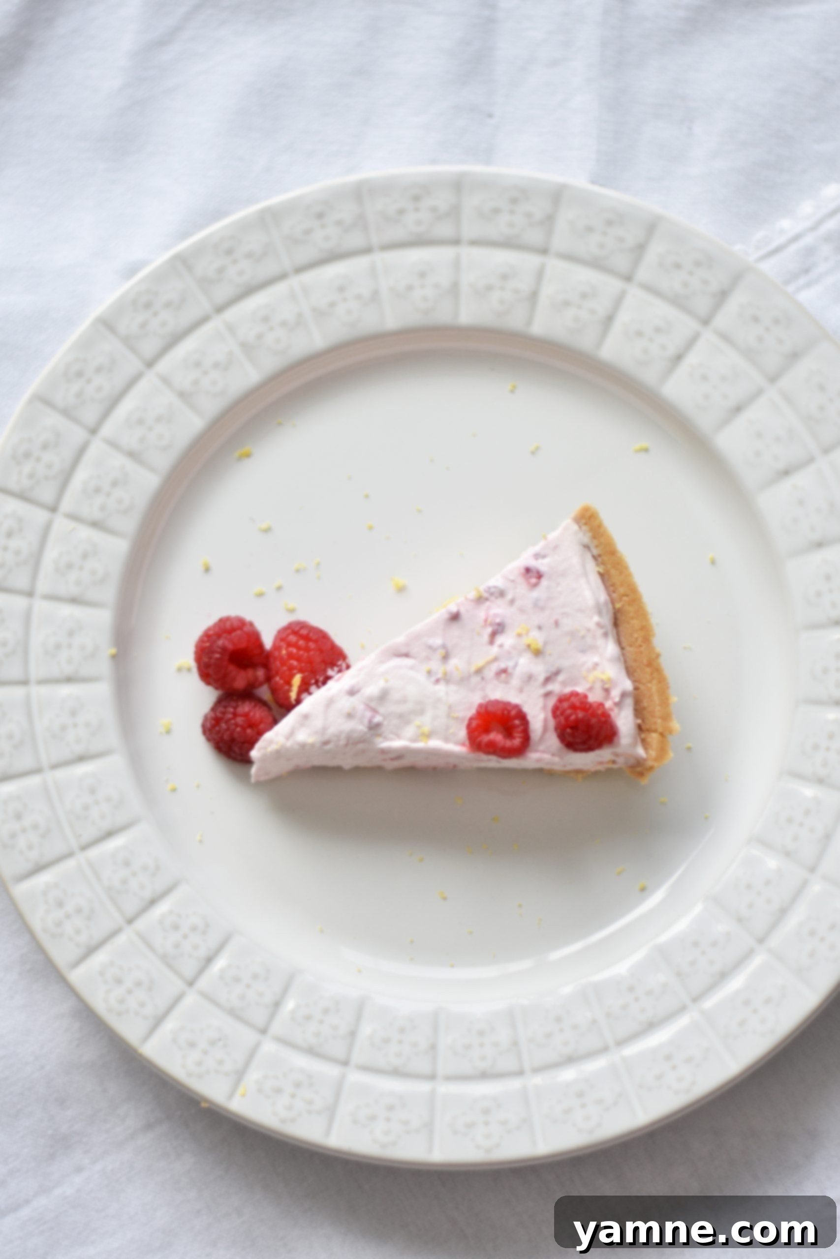 Refreshing Raspberry Lemon No-Bake Cheesecake 1 featured 11813