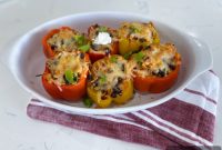 Zesty Taco Rice Stuffed Peppers