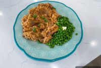 Hearty Beef and Tomato Rice Bake
