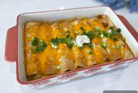 Hearty Breakfast Enchiladas with Egg and Ham