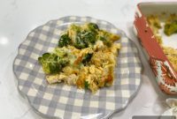 Creamy Chicken, Broccoli, and Rice Bake