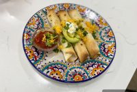 Crispy Baked Ranch Chicken Flautas