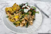 Garlic Parmesan Chicken and Zucchini Skillet