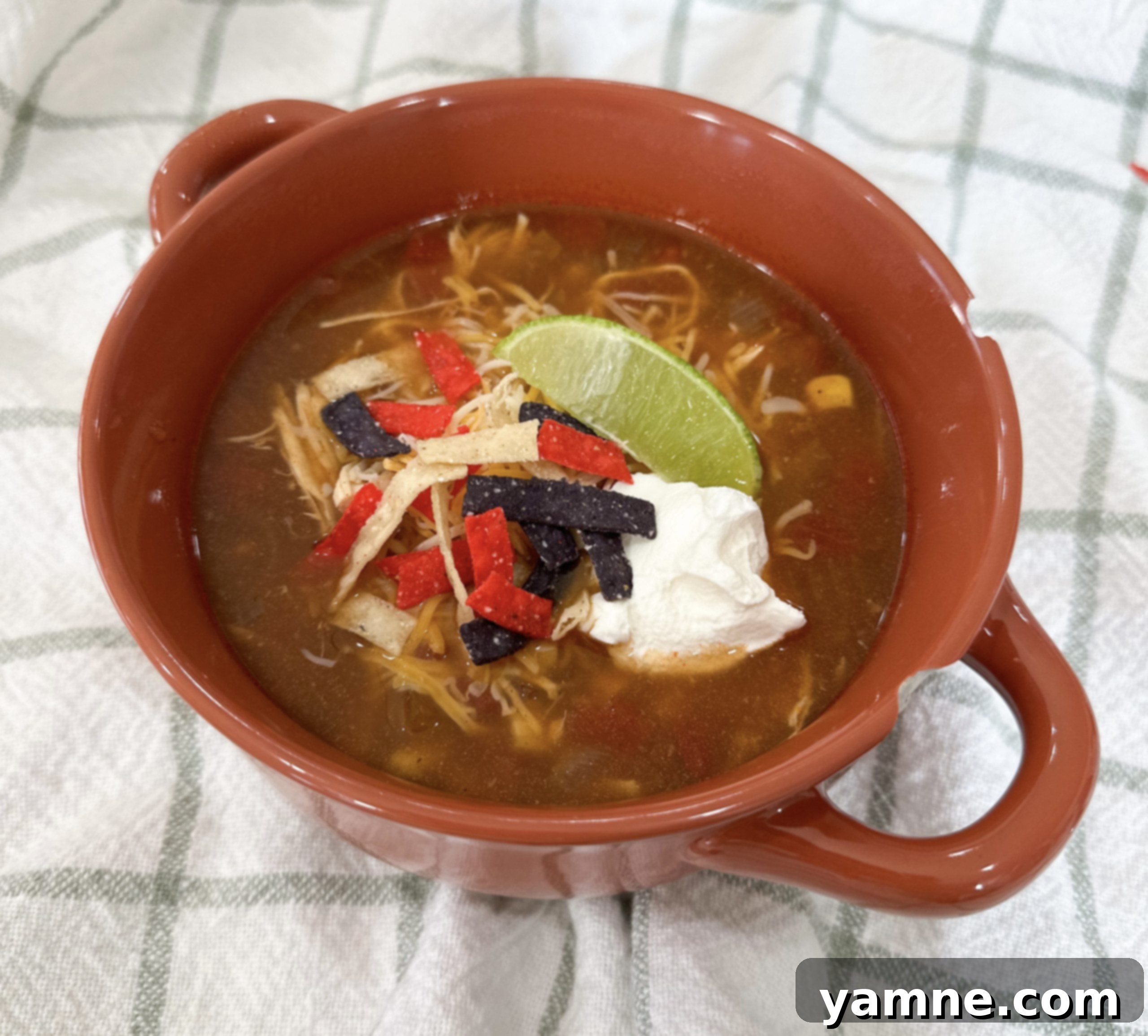 Effortless Chicken Tortilla Soup: A Slow Cooker Delight 1 featured 13193