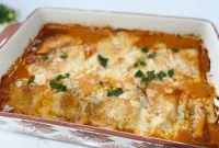 Golden Cheesy Pierogi Bake