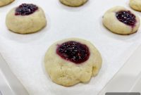 Buttery Raspberry Thumbprint Cookies