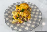 Savory Ham and Biscuit Bake
