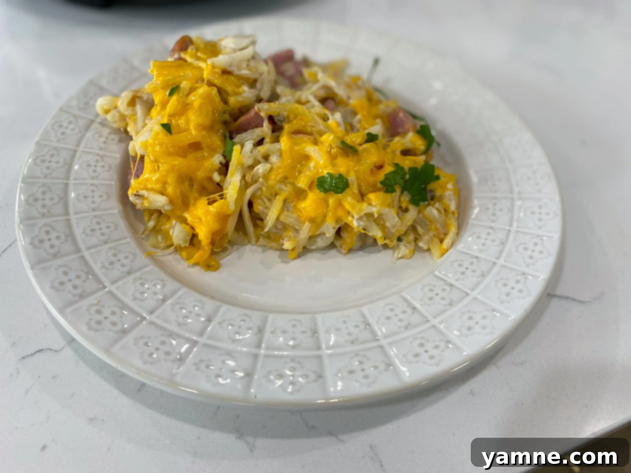 Easy Crockpot Hash Brown Casserole 1 featured 13892