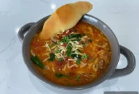 Sizzling Sausage & Orzo Stew