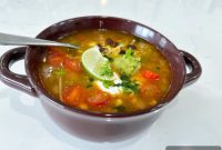 Spicy Tomato Rice Soup