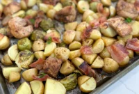 Balsamic Glazed Chicken and Veggie Sheet Pan Dinner