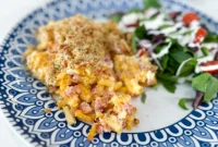 Cheesy Ham Macaroni Bake