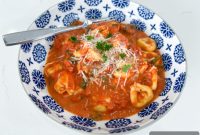 Creamy Tortellini Skillet with Spinach and Parmesan