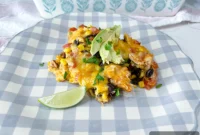 Southwestern Chicken Tortilla Bake