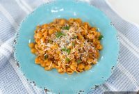 Hearty Sausage & Shells Bake