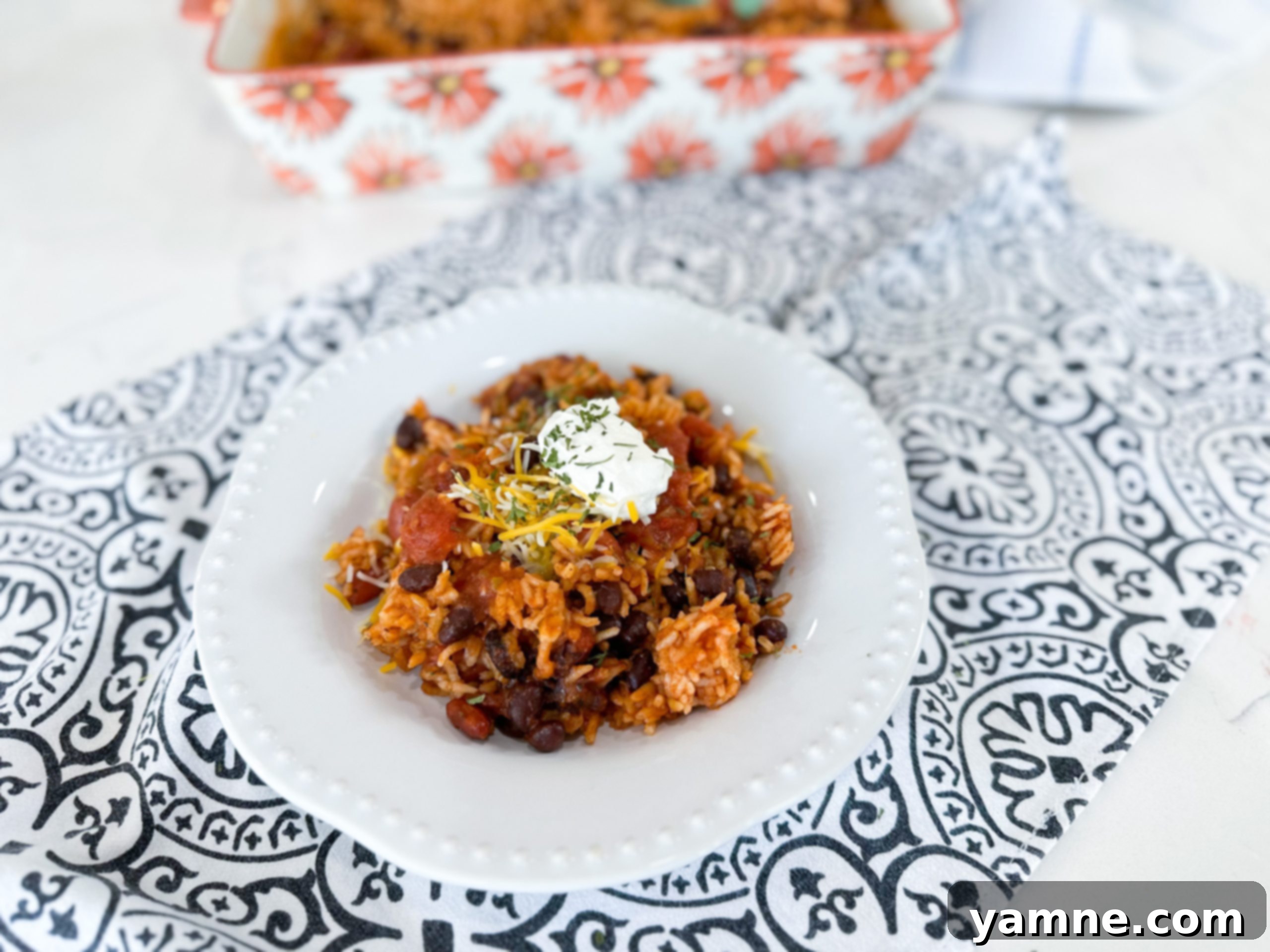 Rice and Bean Casserole Delight 1 featured 16189