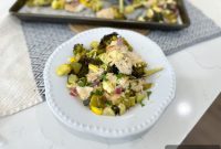 Ranch Chicken and Roasted Veggie Sheet Pan Delight