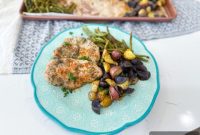 One-Pan Pork Chops with Roasted Potatoes and Green Beans