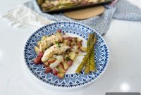 Parmesan Garlic Chicken and Veggie Sheet Pan Dinner