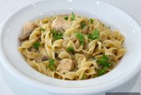 Creamy Chicken Stroganoff Skillet