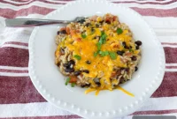 Savory Black Bean Rice Bowl
