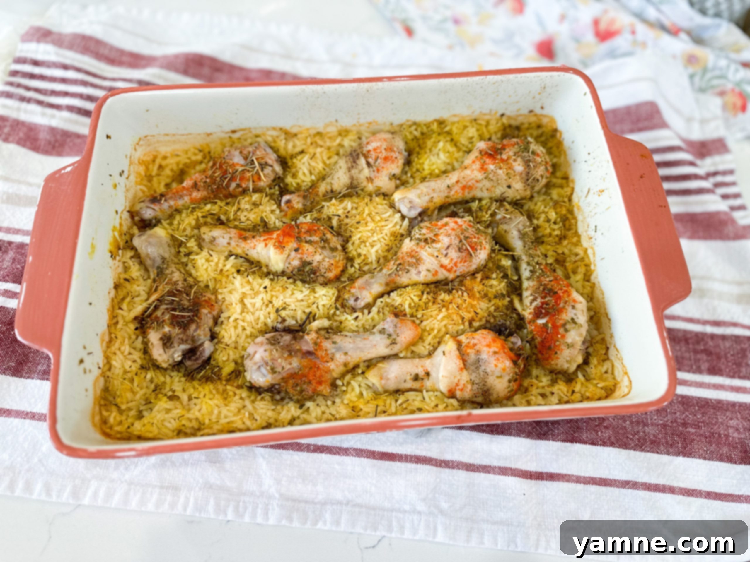 Savory Chicken and Rice Bake 1 featured 16783