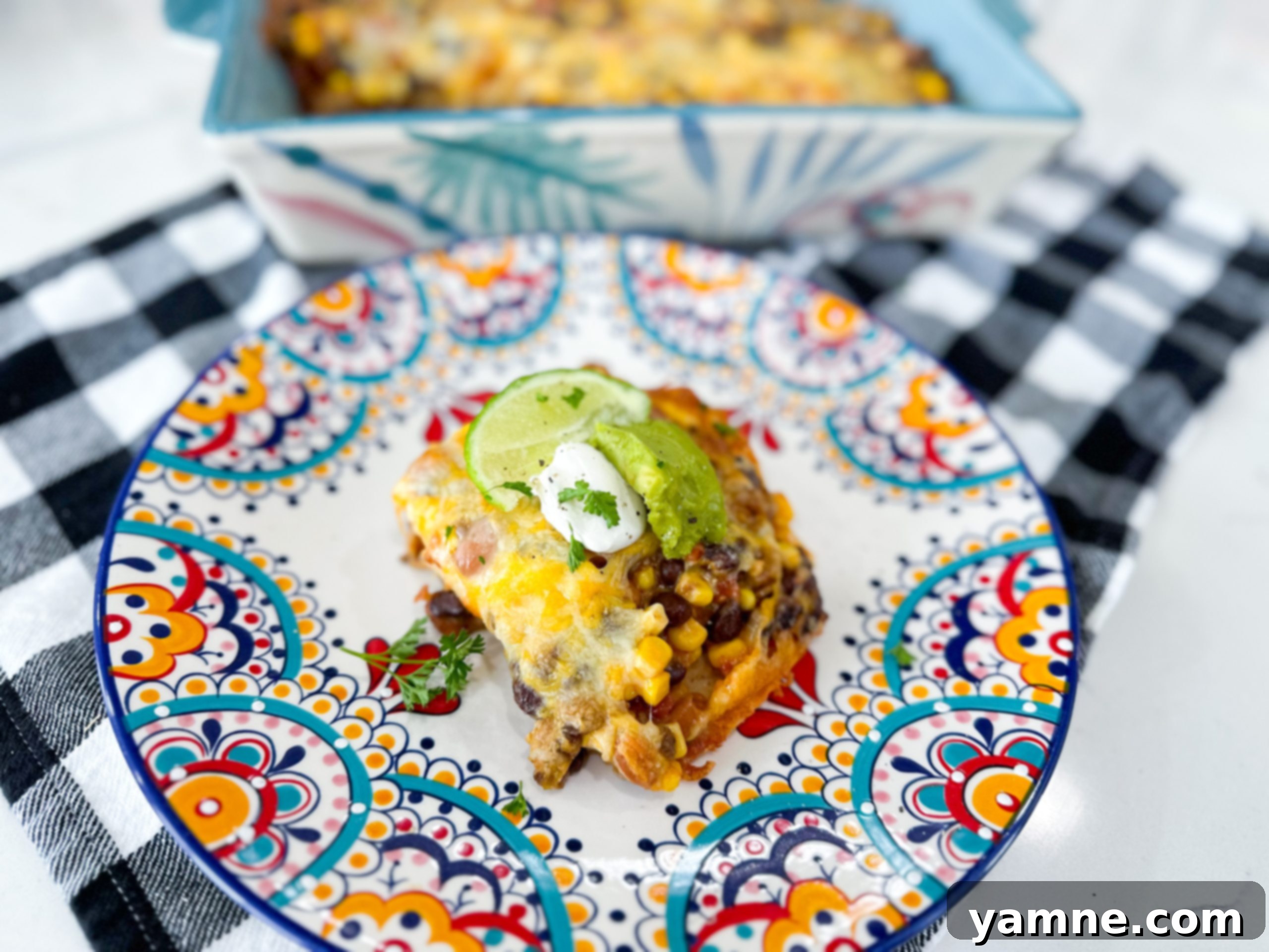 Taco Enchilada Bake 1 featured 17045