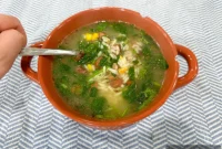 Hearty Garden Vegetable and Rice Soup