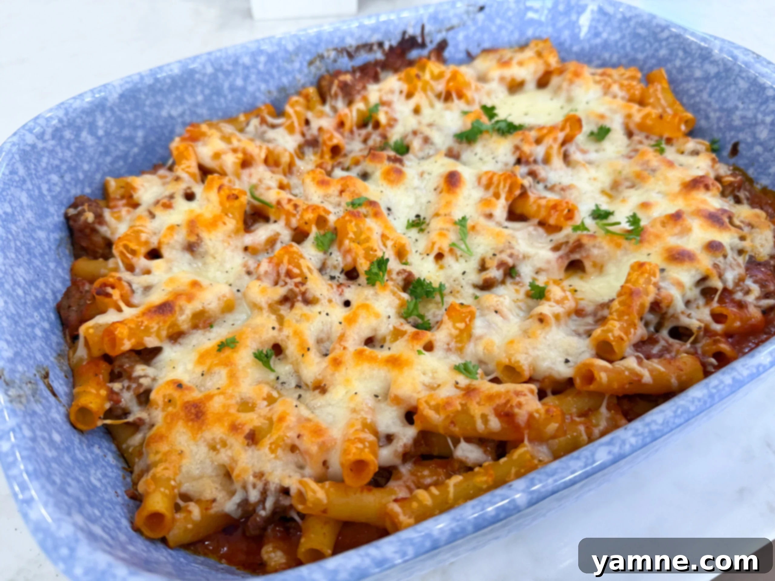 Ultimate Cheesy Baked Ziti 1 featured 17424