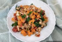 Golden Roasted Chicken and Sweet Potatoes