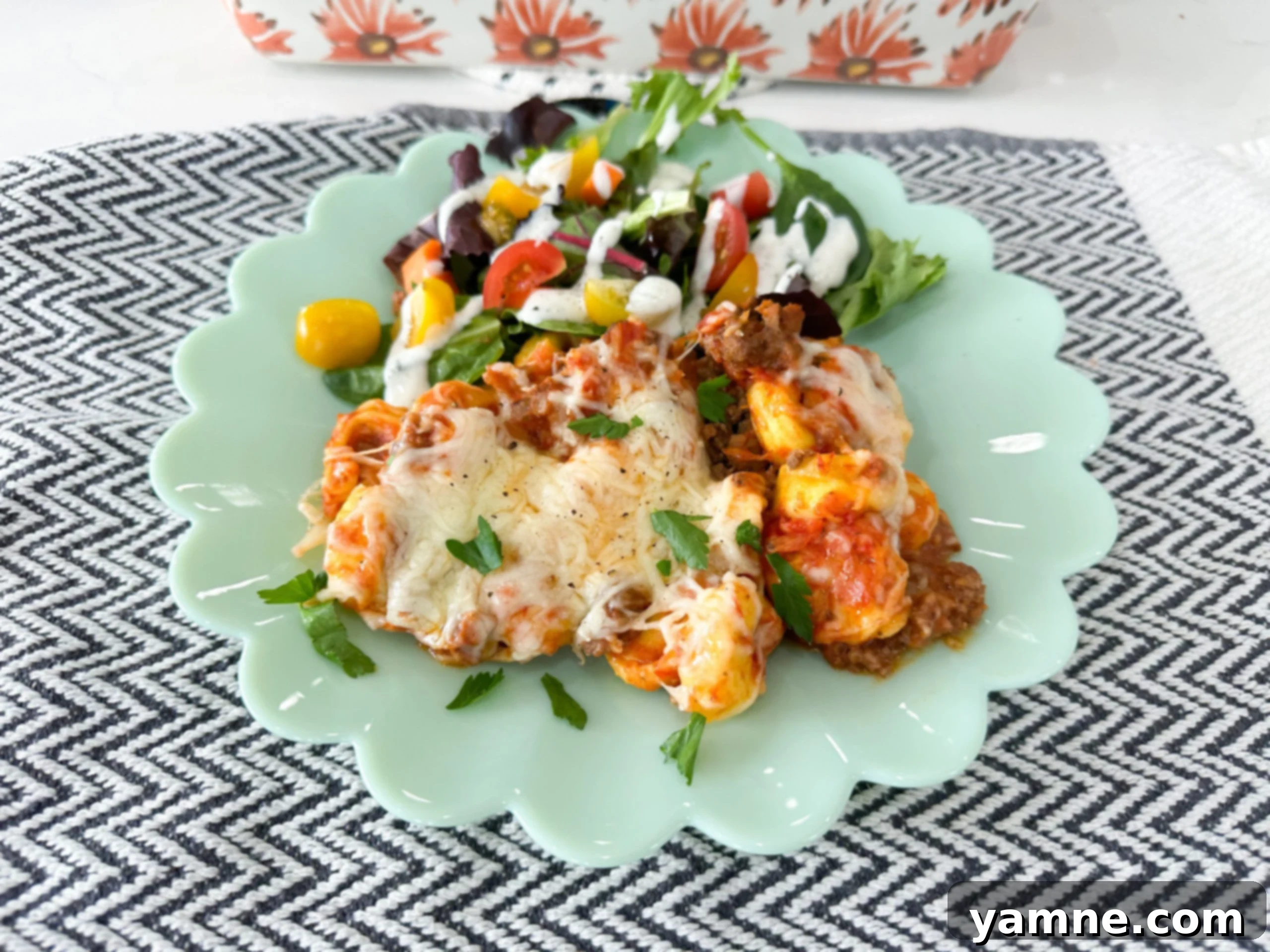 Cheesy Tortellini Bake 1 featured 18098