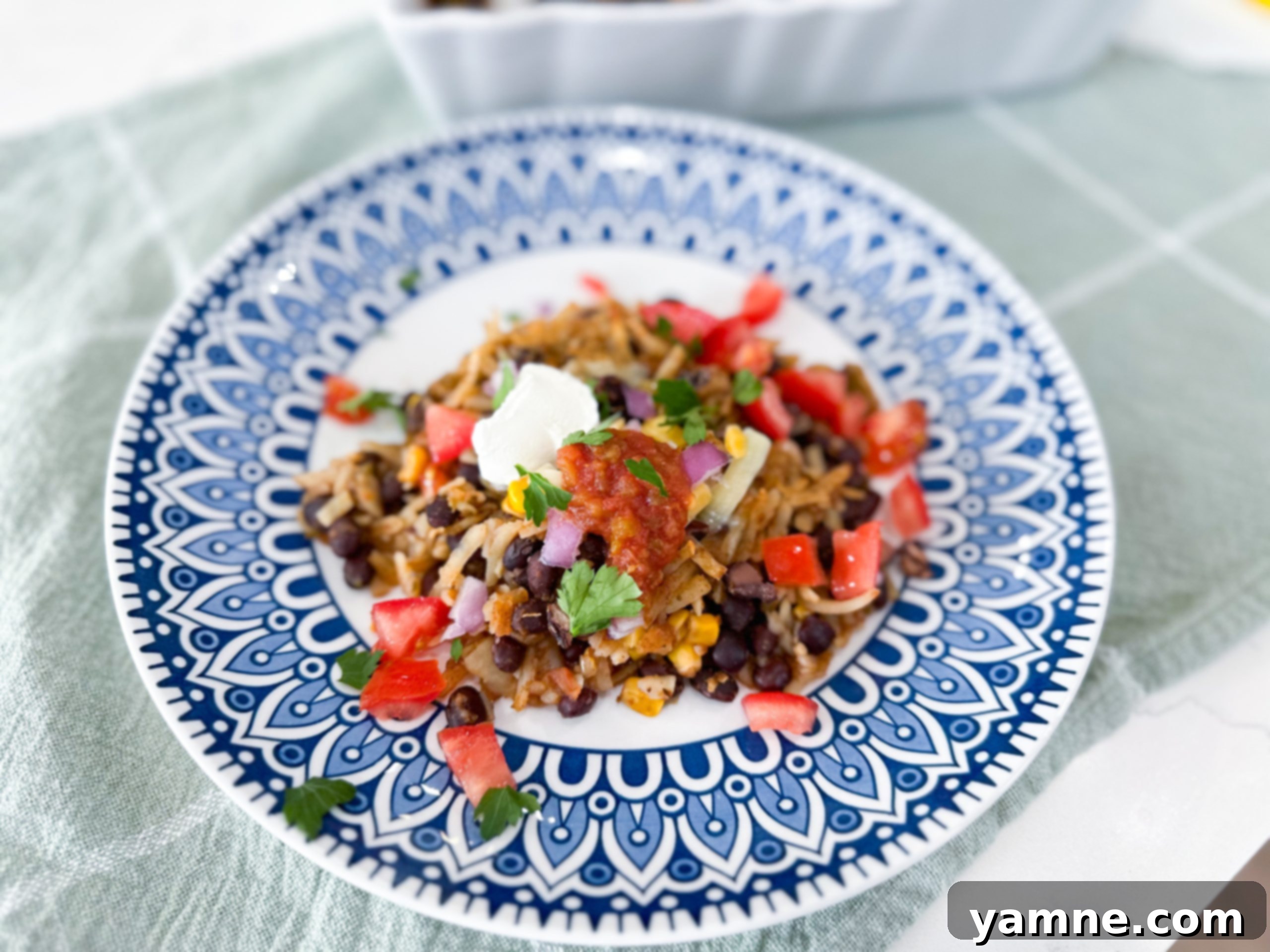 Black Bean Fiesta Hash Brown Bake 1 featured 18156