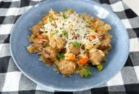 Effortless One-Pot Meatball & Rice