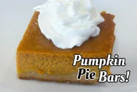 Spiced Pumpkin Squares