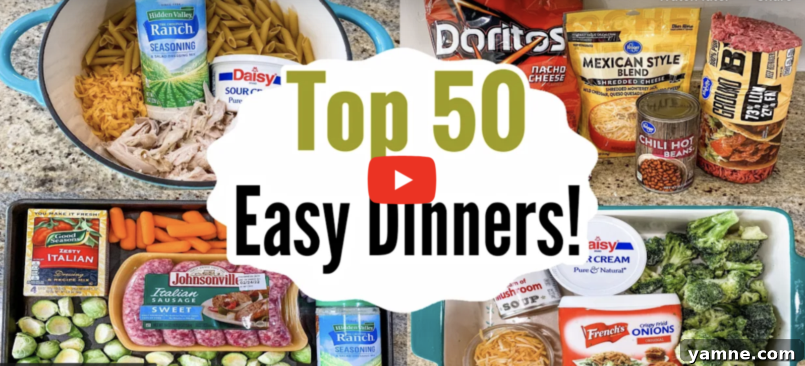 50 Quick Easy Affordable Dinner Recipes 1 featured 20546