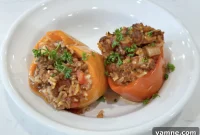 Effortless Slow Cooker Stuffed Peppers