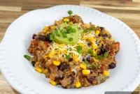 Slow Cooker Enchilada Quinoa Fiesta