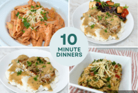 Quick, Easy, Healthy 10-Minute Dinners for Busy Evenings
