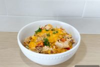 Rotisserie Chicken Veggie Bake