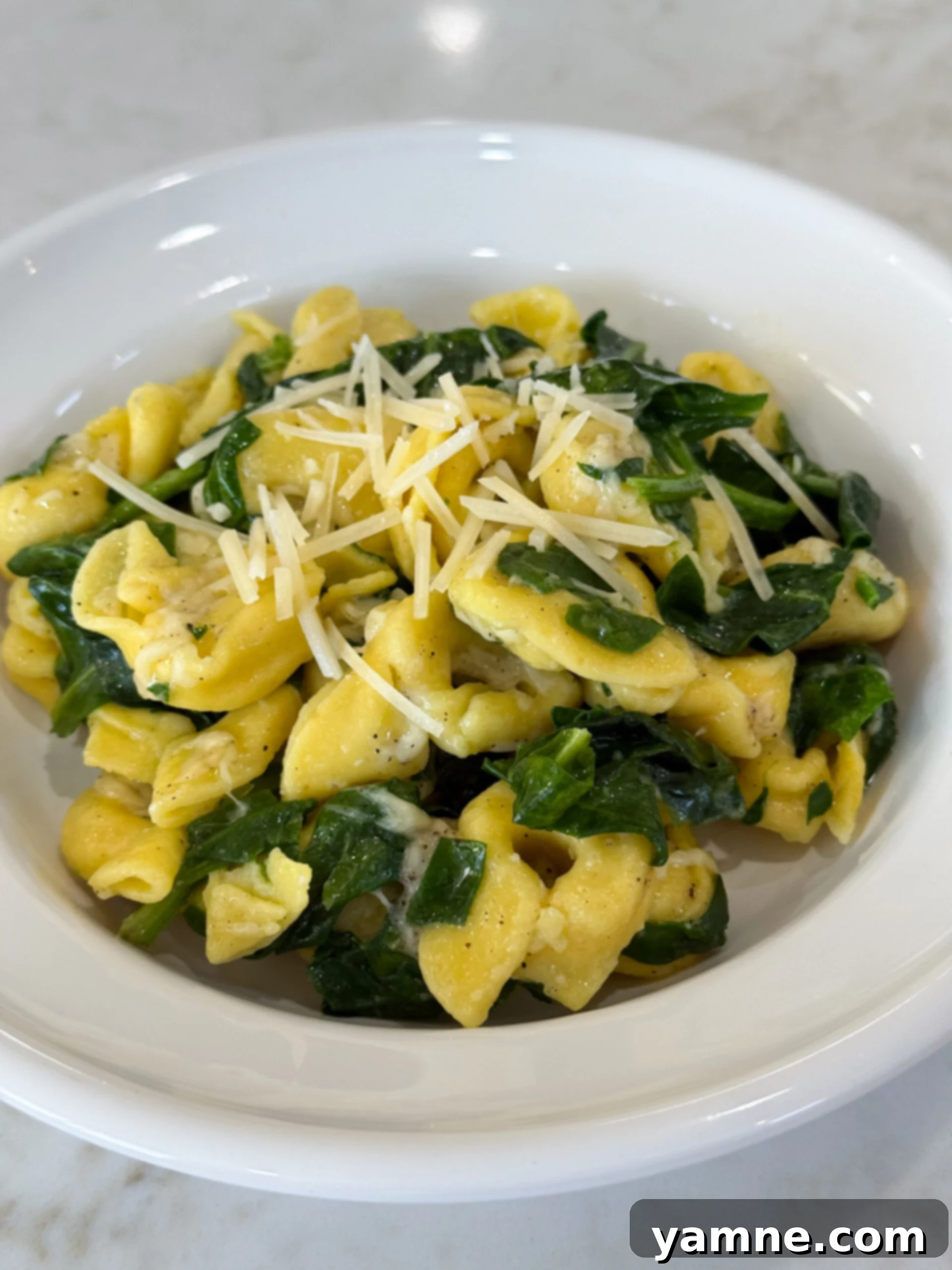 Meatless Monday Skillet Tortellini with Spinach 1 featured 22532