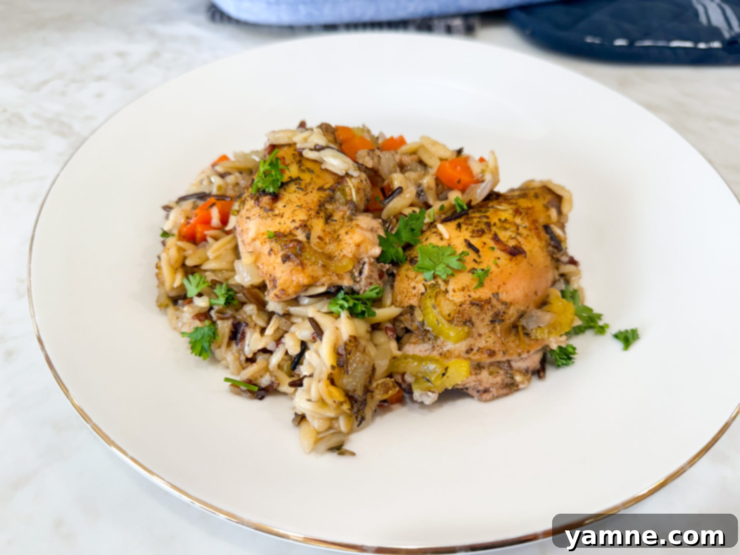 Creamy Chicken and Wild Rice Bake 1 featured 22543